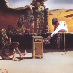 Cardinal, Cardinal – Surreal Symbolic Painting Inspired by Salvador Dali