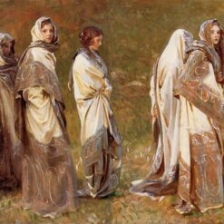 John Singer Sargent Oil Painting – Cashmere, c. 1908, Realism Genre Painting