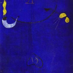 Inspired by Joan Miró’s Catalan Peasant with a Guitar (c.1924) – Abstract Surrealist Oil Painting (148 x 114 cm)