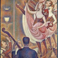 Chahut" by Georges Seurat – Pointillist Dance Scene Oil Painting Poster