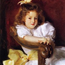 John Singer Sargent 'Charlotte Cram' Realist Oil Portrait – Fine Art Reproduction on Canvas