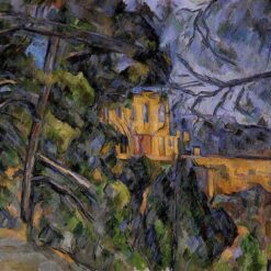Château Noir" – 1904 Post-Impressionist Landscape by Paul Cézanne
