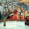 Winter Landscape with Chestnut Trees" by Camille Pissarro – 1872