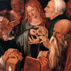 Christ among the Doctors by Albrecht Dürer - 1506 Northern Renaissance Religious Oil Painting on Panel