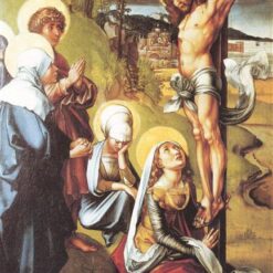 Christ at the Cross by Albrecht Dürer - 1494-1497 Northern Renaissance Oil Painting on Panel