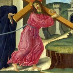 Christ Carrying the Cross by Sandro Botticelli – Renaissance Religious Oil Painting on Canvas