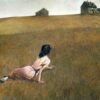 Christina's World" by Andrew Wyeth - 1948 Iconic Genre Painting in Tempera on Panel