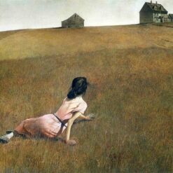 Christina's World" by Andrew Wyeth - 1948 Iconic Genre Painting in Tempera on Panel