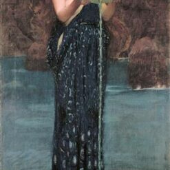 Romanticism Oil Painting – Circe Invidiosa, 1892 Mythological Masterpiece by John William Waterhouse