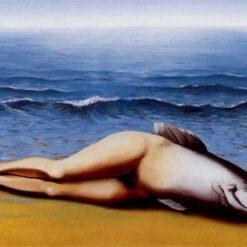 Collective Invention Inspired by René Magritte – 1934 Surrealist Symbolic Oil Painting, Canvas (73.5x97.5 cm)