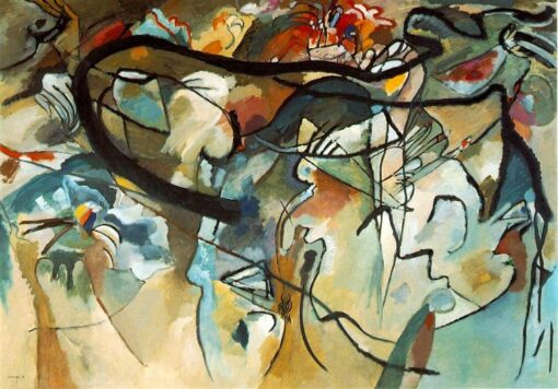 Wassily Kandinsky – Composition V (1911) – A Monumental Abstract Expression