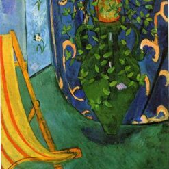 Henri Matisse Inspired Interior Painting – 'Corner of the Artist's Studio' (1912) – Hand-Painted Oil on Canvas