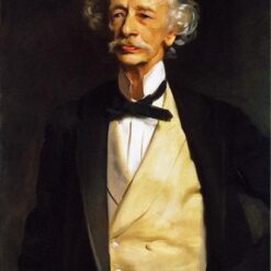 John Singer Sargent 'Coventry Patmore' Realism Portrait – Fine Art Reproduction on Canvas