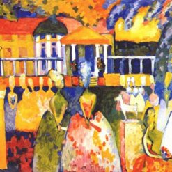 Wassily Kandinsky – Crinolines (1909) Emotional Expressionism