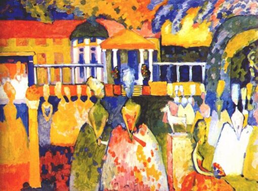 Wassily Kandinsky – Crinolines (1909) Emotional Expressionism