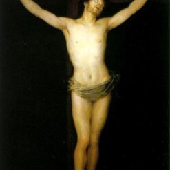 Crucified Christ by Francisco Goya - Romanticism Religious Oil Painting, 1780