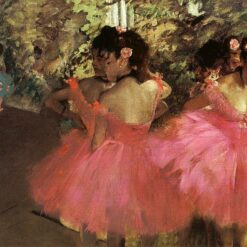 Custom Oil Painting Reproduction of Dancers in Pink by Edgar Degas – 1880-1885