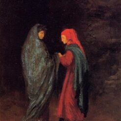 Edgar Degas 'Dante and Virgil at the Entrance to Hell' (1857-1858) – Literary Oil Painting, Private Collection