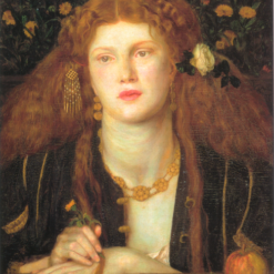 Bocca Baciata" by Dante Gabriel Rossetti – Romantic Oil Portrait, 1859
