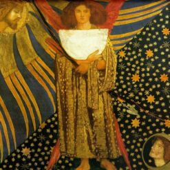 Dantis Amor by Dante Gabriel Rossetti – Symbolism Oil Painting Reproduction (1859-1860)