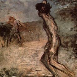 Edgar Degas David and Goliath – Impressionism Religious Oil Painting Reproduction on Canvas (c. 1863)