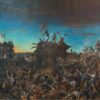 Custom Reproduction of Dawn at the Alamo by Henry Arthur McArdle – Romanticism Battle Painting
