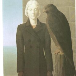 Deep Waters Inspired by René Magritte – 1941 Surrealist Symbolic Oil Painting, Canvas (65x50 cm)