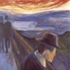 Despair by Edvard Munch – 1892 Expressionist Oil Painting, Iconic Genre Artwork