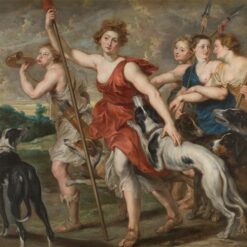 Diana Cazadora – Oil Painting Reproduction by Peter Paul Rubens (1617-1620)