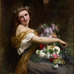 Hand-Painted Pierre-Auguste Cot ‘Dionysia’ Oil Painting - Classical Mythological Art on Canvas from Dafen Village Studio
