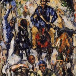 Don Quixote, View from the Back" – Paul Cézanne, Impressionist Literary Painting, 1875