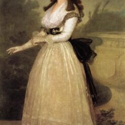 Romantic Portrait of Dona Tadea Arias de Enriquez, 1793 by Francisco Goya – Oil on Canvas