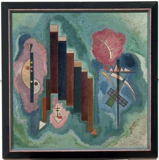 Wassily Kandinsky – Downwards (1929) – Geometry and Emotion in Modern Art