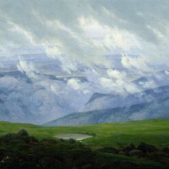 Romantic Cloudscape Oil Painting Drifting Clouds by Caspar David Friedrich (1820) – Elegant Landscape Art for Home and Office Decor