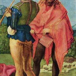 Drummers and Pipers by Albrecht Dürer - 1504 Northern Renaissance Oil Painting on Panel