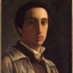 Edgar Degas ‘Self-Portrait’ (c.1855–c.1856) – Realist & Impressionist Self-Portrait, Oil on Paper & Canvas