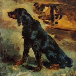 1881 Dun, the Gordon Setter – Henri de Toulouse-Lautrec Animal Painting