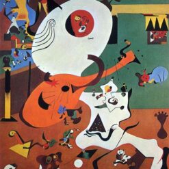 Joan Miró 'Dutch Interior I' (1928) – Surrealist Modern Art Oil on Canvas