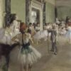 Edgar Degas – The Ballet Class (La Classe de Danse) 1871-1874 Oil Painting