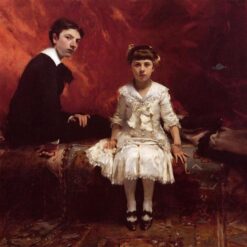 Oil Painting Inspired by John Singer Sargent’s Edouard and Marie Louise Pailleron – Realistic Portrait Art on Canvas