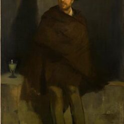 The Absinthe Drinker – Inspired by Édouard Manet (1859) Realist Genre Painting Reproduction