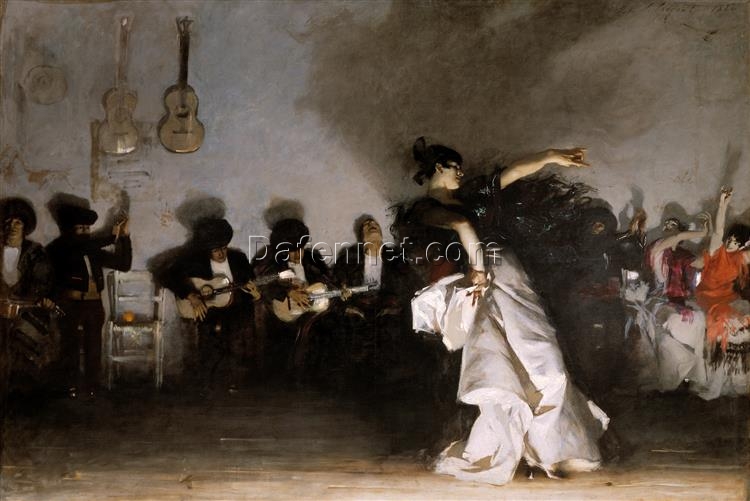 El Jaleo by John Singer Sargent | Bold Realist Flamenco Scene