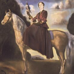 Surrealist Art: "Equestrian Fantasy of Lady Dunn" Inspired by Salvador Dalí | Fine Oil Painting on Canvas