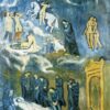 Inspired by Picasso: Evocation (The Burial of Casagemas) – 1901 Symbolic Oil Painting