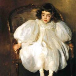 John Singer Sargent 'Expectancy' Realism Portrait – Fine Art Reproduction on Canvas