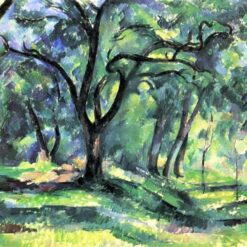 Forest" – Paul Cézanne's Iconic Post-Impressionist Landscape (1890)