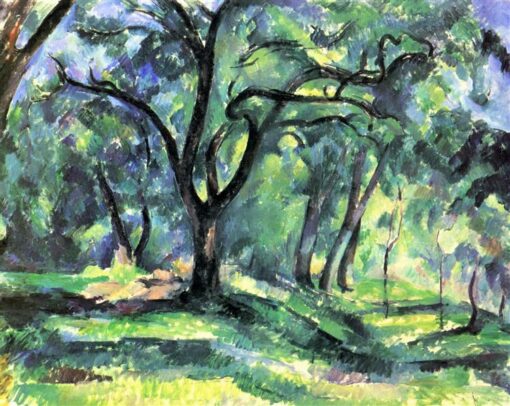 Forest” – Paul Cézanne’s Iconic Post-Impressionist Landscape (1890)