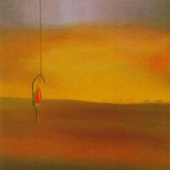 Fried Egg on the Plate without the Plate – Surreal Landscape Painting Inspired by Salvador Dali