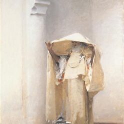 Custom Oil Reproduction of John Singer Sargent’s Fumée d'Ambre Gris – 1880 Realism Painting
