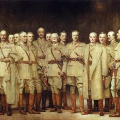 John Singer Sargent Oil Painting – General Officers of World War I, 1920-1922, Realist Portrait